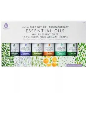 Pursonic 100% Natural Aromatherapy Essential Oil Set Of 6